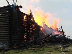 Unique 18th-century wooden church burns in Karelia