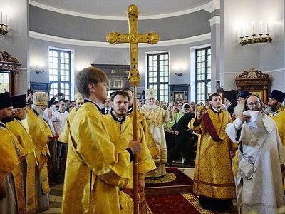 Проповедь после Литургии в храме святителя Иннокентия Московского в Бескудникове
