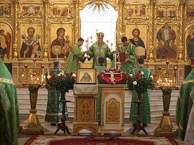 В Рыбинской епархии прошли торжества по случаю 300-летия преподобного Феодора Санаксарского