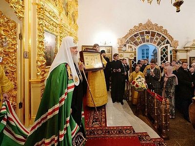 Проповедь после Литургии в храме Казанской иконы Божией Матери в Узком г. Москвы