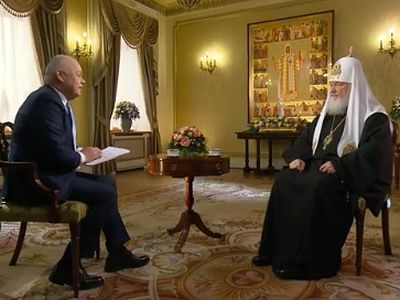Рождественское интервью Святейшего Патриарха Кирилла телеканалу «Россия»