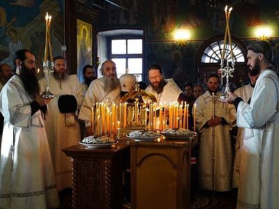 В Оптиной пустыни молитвенно почтили память архимандрита Венедикта (Пенькова)
