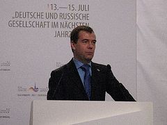 President Dmitry Medvedev Underscores Importance of Christian Roots in Russian-German Relations
