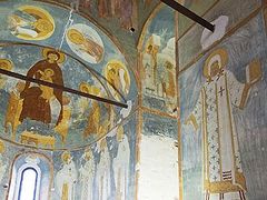 Nearly 40 years of conservation work on 16th-century frescoes by Dionysius the Wise at UNESCO monastery completed