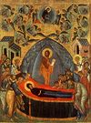 Божественная литургия в Сретенском монастыре в праздник Успения Божией Матери