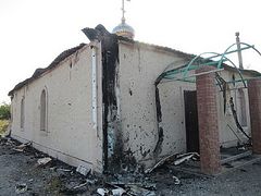 Church in Donbass struck by military shelling