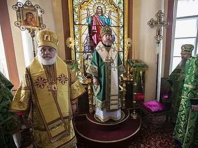 В Псково-Печерской обители торжественно отметили один из главных монастырских праздников — Собор Псково-Печерских преподобных