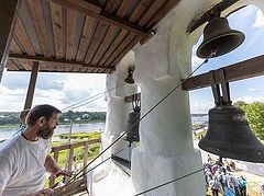 First international festival of bell ringing in honor of St. Olga held in Pskov Province