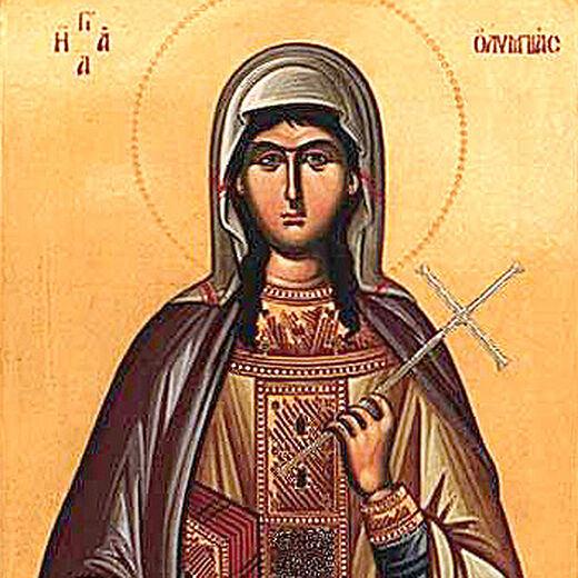 Holy Woman Olympias (Olympiada) the Deaconess of Constantinople