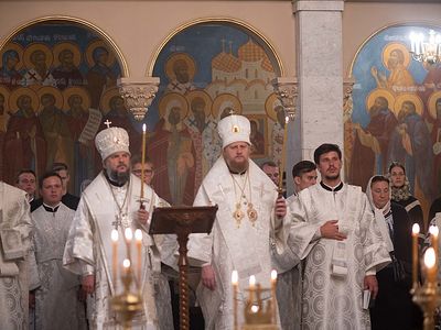 Ректор МДА архиепископ Верейский Амвросий совершил отпевание профессора Николая Гаврюшина