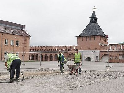 Фундамент храма XVII века нашли в Тульском кремле