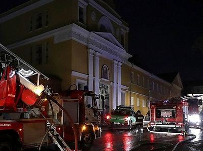 Пожар в Богородице-Рождественском монастыре полностью потушен