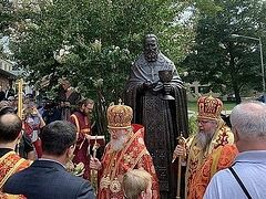 St. John of Kronstadt monument unveiled at D.C. church founded by St. John of San Francisco