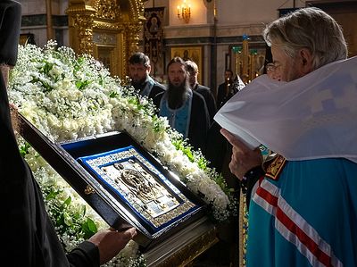 Завершилось пребывание Курской-Коренной иконы Божией Матери в пределах Среднеазиатского митрополичьего округа