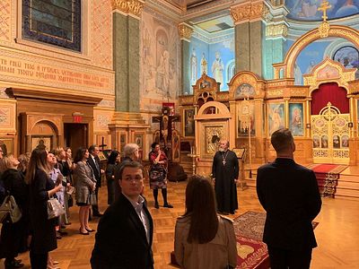 В Патриаршем соборе Нью-Йорка состоялись праздничные мероприятия, посвященные 30-летию прославления Патриарха Тихона в лике святых