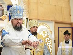 Καθολικός Ιερέας συμμετείχε σε εγκαίνια Ναού με τον Κιέβου Επιφάνιο