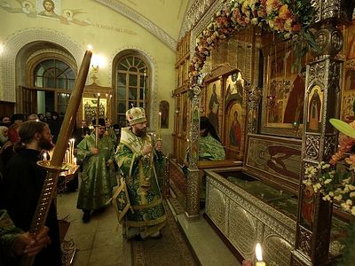 В Оптиной пустыни почтили память преподобного старца Амвросия Оптинского