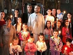 12 children baptized in Albanian village