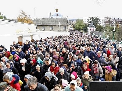 В Почаевской лавре состоялись торжества по случаю дня памяти преподобного Иова