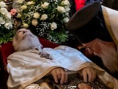 Fr. George Metallinos buried at monastery on Corfu