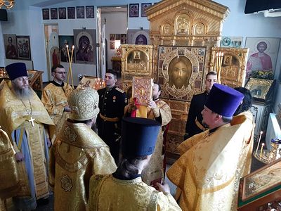 На Камчатке встретили главную икону Вооруженных сил Российской Федерации