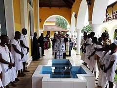 Mass Baptism of 52 children, adults celebrated in Congo