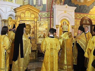 Главная икона Вооруженных сил России принесена в Камчатский морской собор