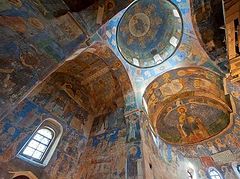 Restoration of pre-Mongolian frescoes in ancient Pskov church to resume