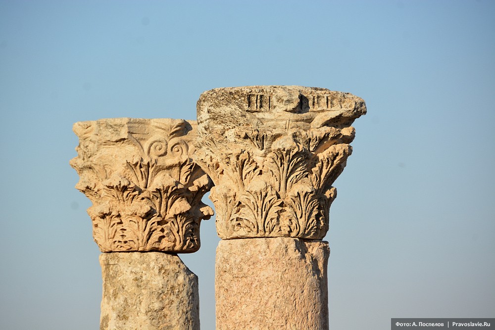 Амман, Цитадель, римские колонны