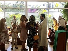 Πρώτη επέτειος από ιδρύσεως της κοινότητας του Πατριαρχείου Μόσχας στο Κανκούν Μεξικού την εορτή των Θεοφανίων