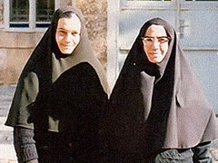 Монахини Рафаила (Лел) и Тамара (Хури) – русские арабки Елеонского монастыря