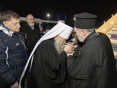 В Санкт-Петербург из Иерусалима принесена частица мощей Предтечи и Крестителя Господня Иоанна