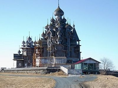 Завершена реставрация 22-главой церкви Преображения Господня на острове Кижи