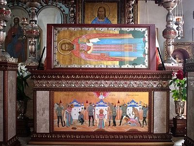 Епископ Полоцкий Игнатий возглавил перенесение мощей священномученика Константина Жданова из Дисны в Полоцк