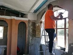 Volunteers restore church in Lesvos trashed by illegal immigrants