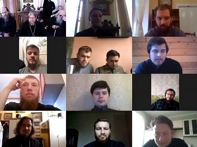 Встреча митрополита Тихона с выпускниками Сретенской семинарии