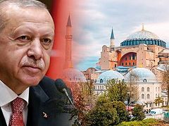 Erdogan orders study of possibility of converting Agia Sophia into a mosque again