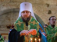 Hierarchical service held in Vologda monastery for first time in more than a century since its closing by soviets