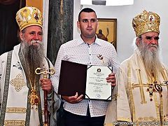 Serbian Church honors Montenegrin construction worker who refused to demolish monastery property