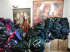 1,400 needy children receiving backpacks and school supplies from Romanian Huși Diocese