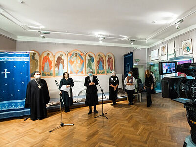 В Сергиево-Посадском музее-заповеднике состоялся пресс-показ выставки-конкурса «Осенний салон — 2020. Храмовое искусство»
