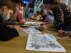 Москвичей бесплатно научат рисовать в рамках проекта «Арт-субботы»