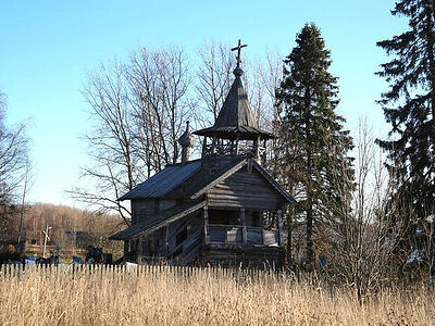 Ленинградская область: В Заозерье заново собирают часовню XVIII века