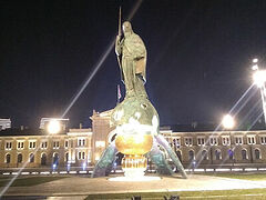 Monument to St. Symeon the Myrrh-Gusher (Stefan Nemanja) unveiled in Belgrade (+VIDEO)