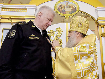 В Санкт-Петербурге освящен домовый храм Адмиралтейства, открытый после реставрации