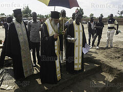 Foundation stone for new mission center laid in Democratic Congo