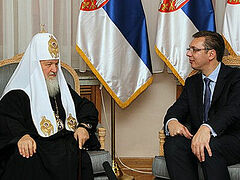 Patriarch Kirill receives highest Serbian state award