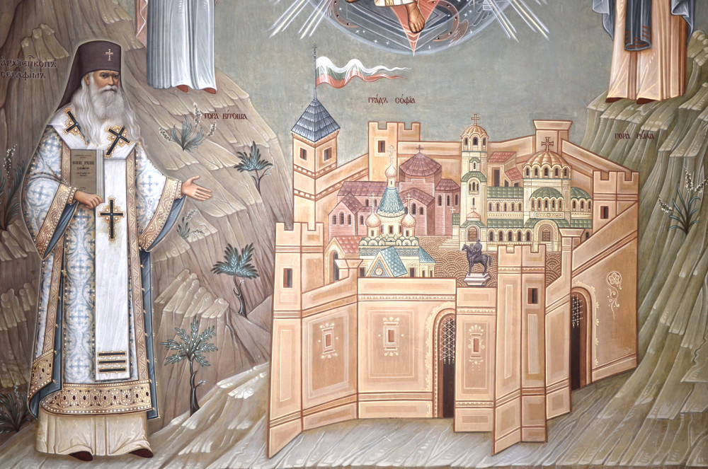 Фрески крипты Патриаршего подворья в Софии