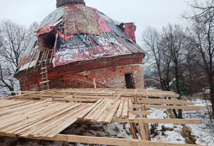 Церковь Успения с Пароменья Псков свод