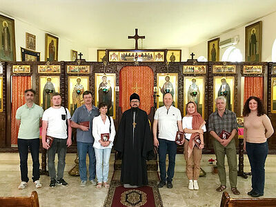 Российские археологи и реставраторы посетили Представительство Русской Православной Церкви в Дамаске